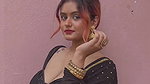 chubby bengali lay big breast and navel in black saree 22