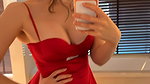 GIORGIA ANDRIANI BOLD BANG DESERVING BABE IN SEXY DRESS UUFFF 22