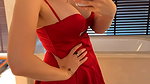 GIORGIA ANDRIANI BOLD BANG DESERVING BABE IN SEXY DRESS UUFFF 22