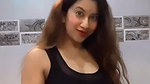 chandini sexy hot navel and tummy in black sport costume 22