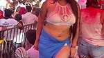 curvy desi lady navel and boobs from music festival 22