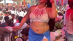 curvy desi lady navel and boobs from music festival 22