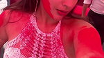 curvy desi lady navel and boobs from music festival 22