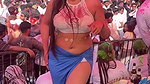 curvy desi lady navel and boobs from music festival 22