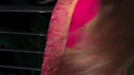 hot sizzling insta model sexy navel in pink saree 22