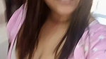 hot dusky marathi lady big tits and cleavage in pink top 22