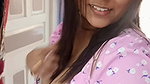 hot dusky marathi lady big tits and cleavage in pink top 22