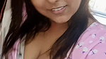 hot dusky marathi lady big tits and cleavage in pink top 22