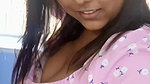 hot dusky marathi lady big tits and cleavage in pink top 22