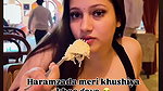 busty punjabi lady huge breasts in black top 22