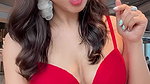 slim desi nri girl in red bikini 22