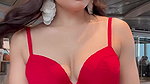 slim desi nri girl in red bikini 22