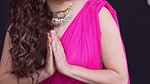 ANKITA TOO SEDUCTIVE WIFE MATERIAL FLAUNTING HER WAIST AND BACKLESS IN PINK SAREE 22