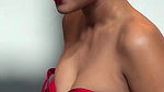 NIA SLUTTY OPEN DEEP CLEAVAGE LUSTY IN OFF SHOULDER DRESS YUMM 24