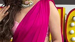 ANKITA TOO SEDUCTIVE WIFE MATERIAL FLAUNTING HER WAIST AND BACKLESS IN PINK SAREE 24