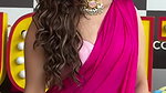 ANKITA TOO SEDUCTIVE WIFE MATERIAL FLAUNTING HER WAIST AND BACKLESS IN PINK SAREE 24