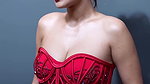 NIA SLUTTY OPEN DEEP CLEAVAGE LUSTY IN OFF SHOULDER DRESS YUMM 26