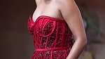 NIA SLUTTY OPEN DEEP CLEAVAGE LUSTY IN OFF SHOULDER DRESS YUMM 26