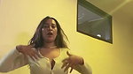hot sexy girl wide tummy and navel in white top 22