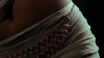 Sexy Hot Dusky Model Topless Saree Shoot 22