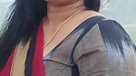 harsha tempting curvers and tummy in black saree 22