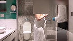 Sexyindianwife taking nude shower front of waiter and touched by him 22