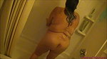 BBW Dancing in Shower