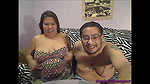 Slapping BBW Wife’s Tits