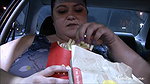 SSBBW Eating in Car POV