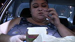 SSBBW Eating in Car POV