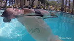 SSBBW Floating in Pool