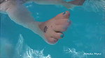 SSBBW Floating in Pool