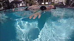 SSBBW Floating in Pool