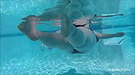 SSBBW Floating in Pool