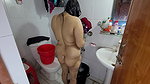 Desi bhabir hot gosol I see aunty taking a bath naked in the washroom I hugged her and started fucking her in the ass