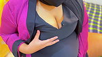 Irani Arab MILF Hot Stepmom Masturbation in Hotel Room and Hotel Guy Saw Her and He Start Handjob