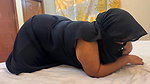Saudi Beautiful Big Ass & Hairy Pussy BBW Hot Girl Is Super Horny When Parents Was Next Room