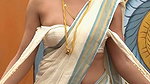 Trisha adjusting saree wantedly to reveal and tempt 212