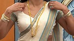 Trisha adjusting saree wantedly to reveal and tempt 212