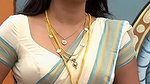 Trisha adjusting saree wantedly to reveal and tempt 219