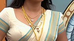 Trisha adjusting saree wantedly to reveal and tempt 219