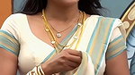Trisha adjusting saree wantedly to reveal and tempt 219