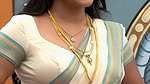 Trisha adjusting saree wantedly to reveal and tempt 219