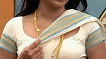 Trisha adjusting saree wantedly to reveal and tempt 227