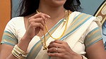 Trisha adjusting saree wantedly to reveal and tempt 233