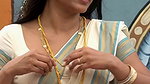 Trisha adjusting saree wantedly to reveal and tempt 240