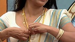 Trisha adjusting saree wantedly to reveal and tempt 240