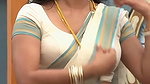 Trisha adjusting saree wantedly to reveal and tempt 260