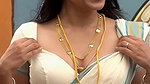 Trisha adjusting saree wantedly to reveal and tempt 262