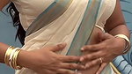 Trisha adjusting saree wantedly to reveal and tempt 263